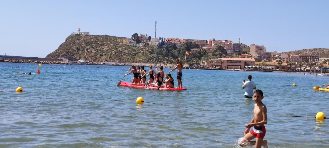 Bahia Mazarron Apartamento En Primera Linea Playa El Puerto de Mazarrón Eksteriør billede